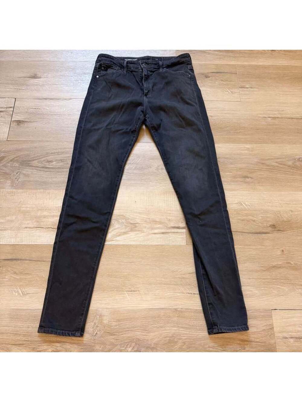 AG The Farrah High-Rise Skinny Jeans Women's 28R Black